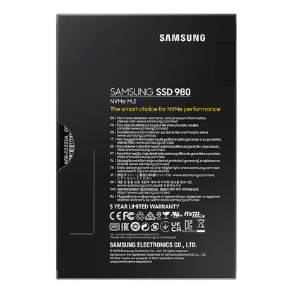 M.2 500GB Samsung 980 NVMe PCIe 3.0 x 4 retail
