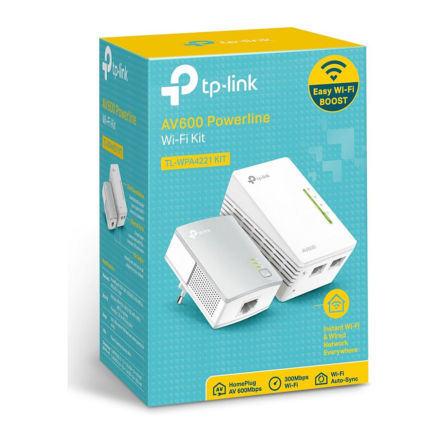 INTD TP-LINK Powerline TL-WPA4221 KIT AV600-300Mbit/s-WLAN-Powerline-Extender KIT