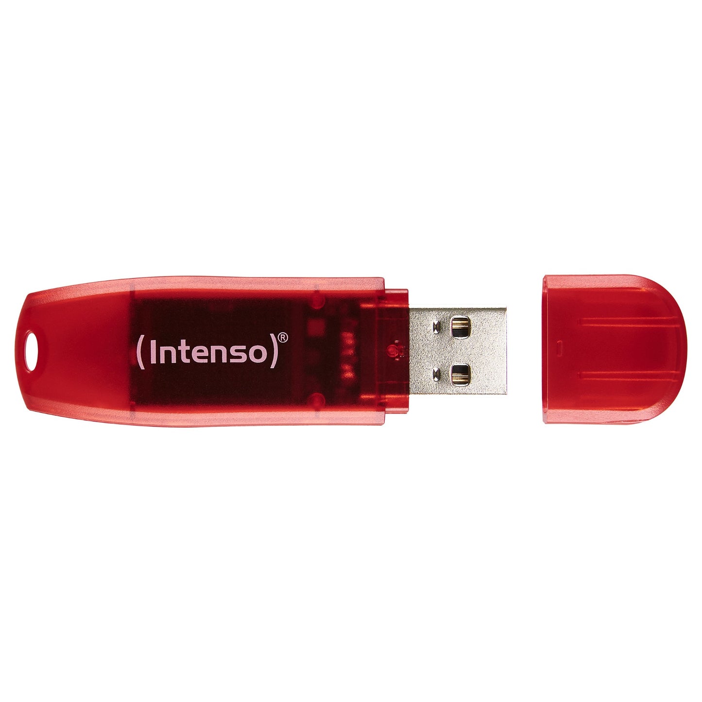STICK 128GB USB 2.0 Intenso 3502491 Rainbow Line Red