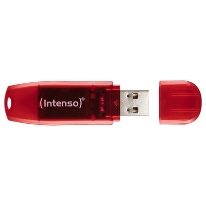 STICK 128GB USB 2.0 Intenso 3502491 Rainbow Line Red