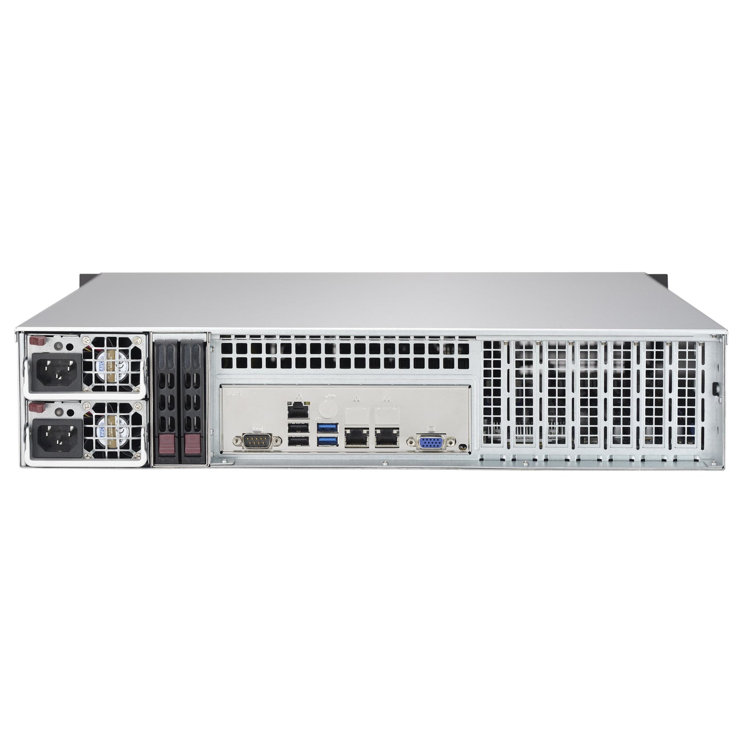 2HE Supermicro SC825M BTQC-R802LPB - Rack-Montage - 2U - verbessertes - erweitertes ATX
