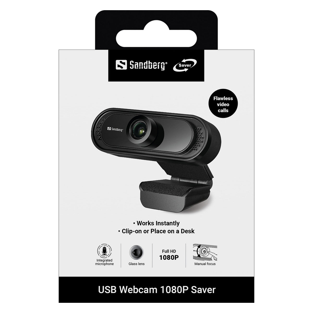 Sandberg USB Webcam 1080P Saver FULLHD