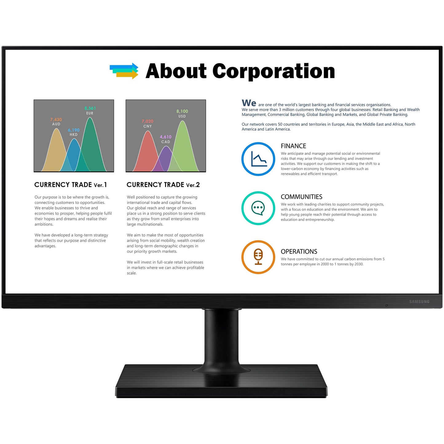 61cm/24'' (1920x1080) Samsung T45F Series F24T452FQR 16:9 5ms IPS 2xHDMI DisplayPort VESA Pivot Full HD Black