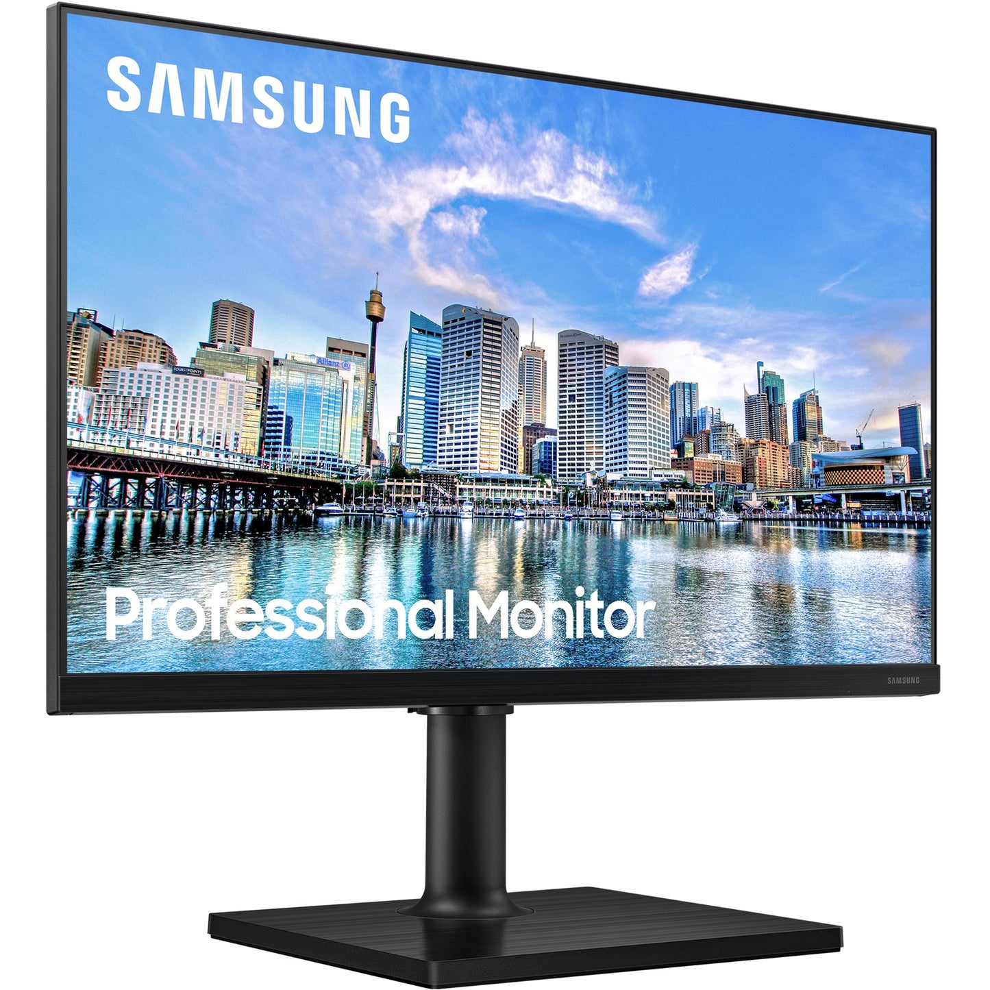 61cm/24'' (1920x1080) Samsung T45F Series F24T452FQR 16:9 5ms IPS 2xHDMI DisplayPort VESA Pivot Full HD Black