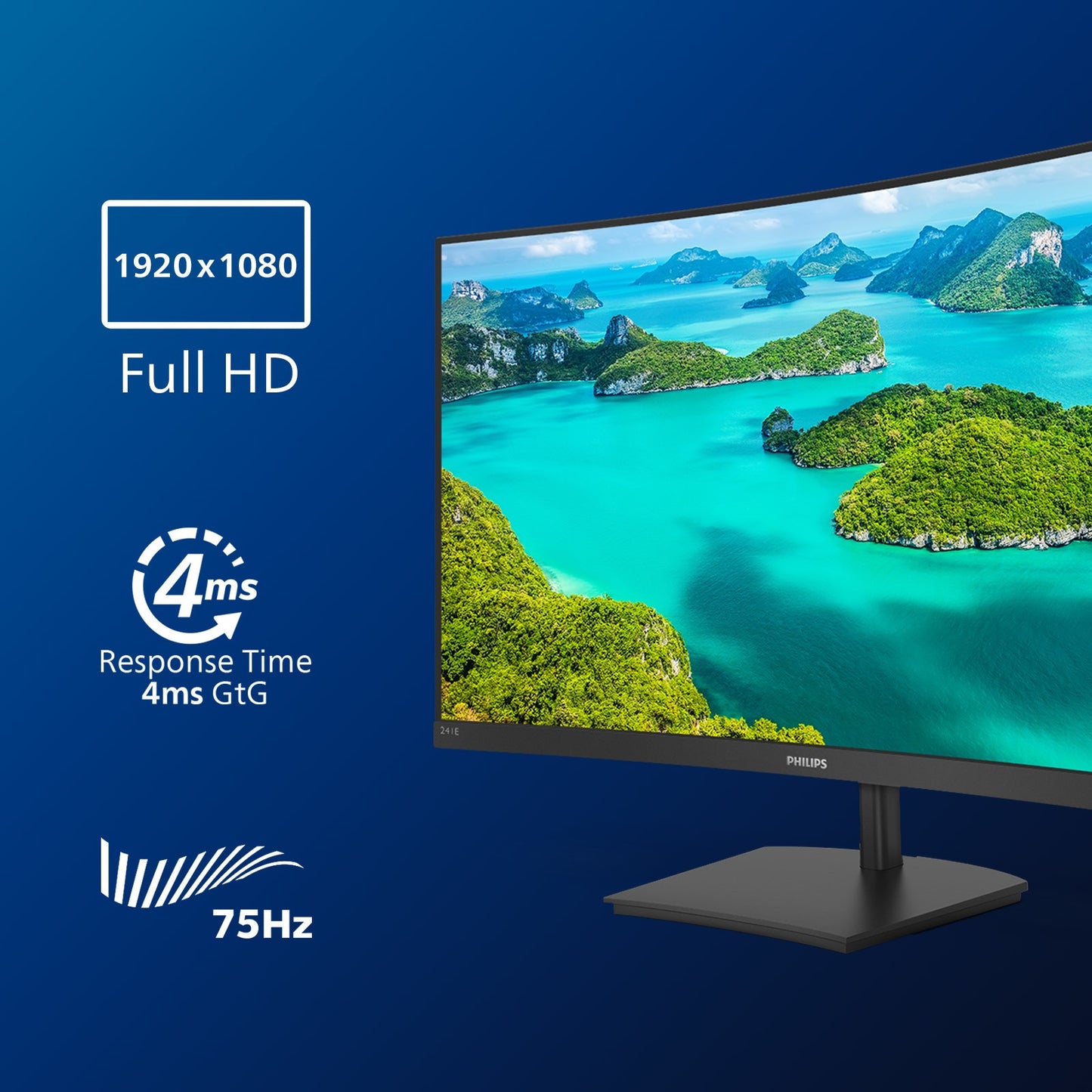 Philips 59,9 cm (23,6 Zoll) 241E1SC 16:09 HDMI VA