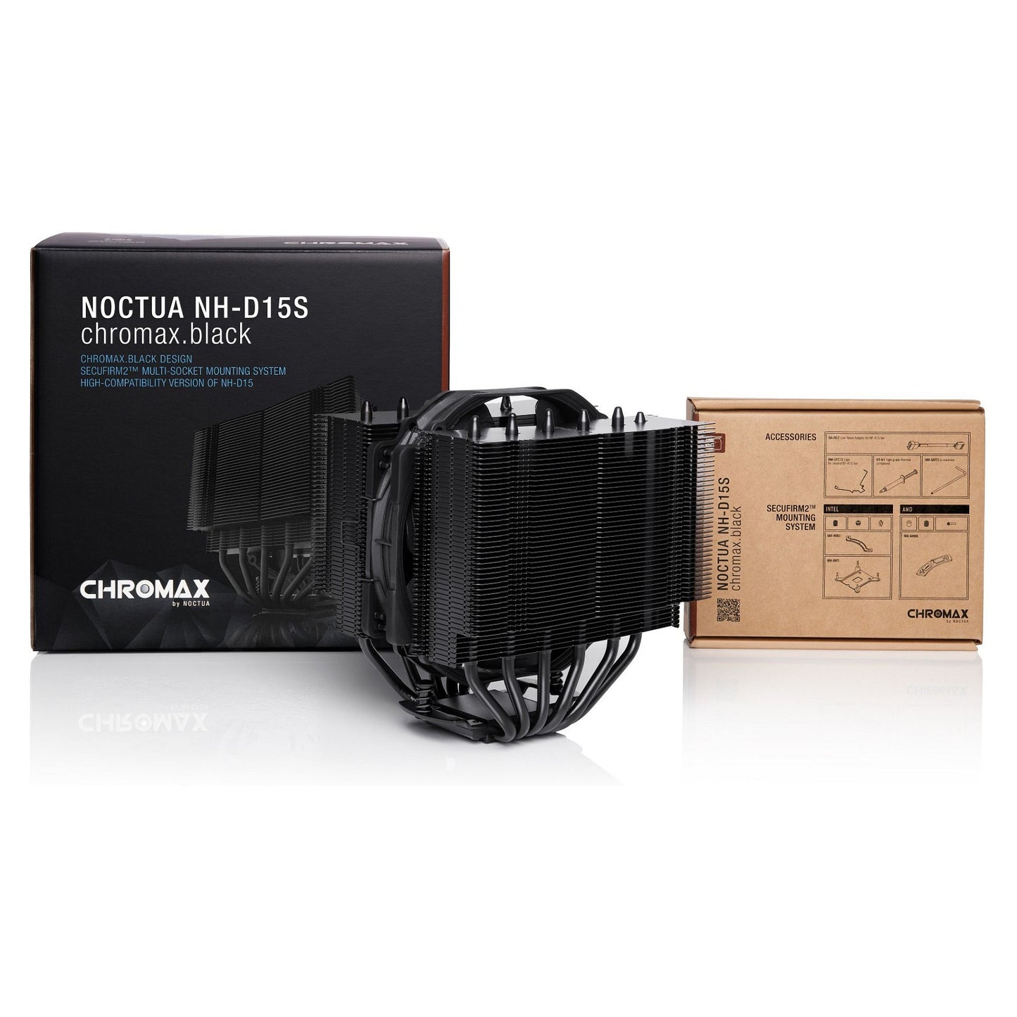 K Multi Noctua CPU-Kuehler NH-D15S | 1700, 1200, 11xx, 2066, 2011, AM4, AM5 170 W TDP
