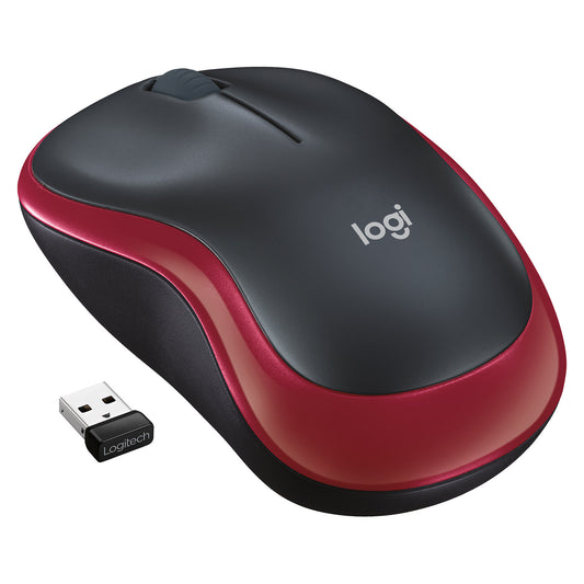 Logitech M185 RF Wireless red