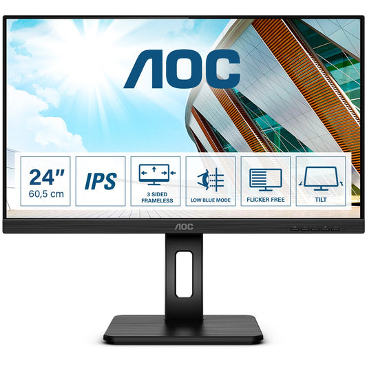 AOC 60.5cm (23.8") Q24P2Q 16:09 HDMI+DP+USB IPS black Lif