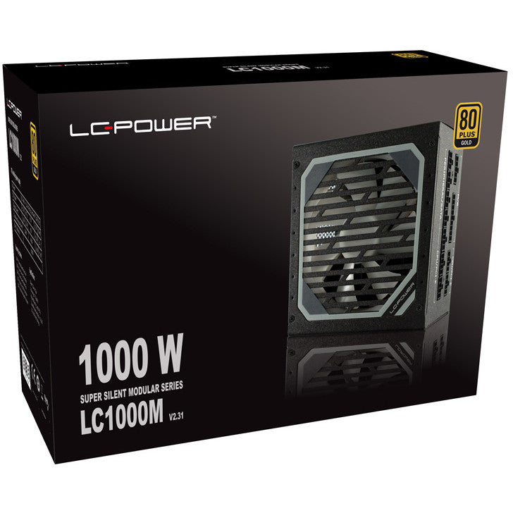 1000W LC Power LC1000M V2.31 | 80+ Gold Kabelmanagement