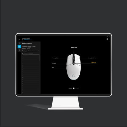 Logitech G203 LIGHTSYNC Gaming Mouse white