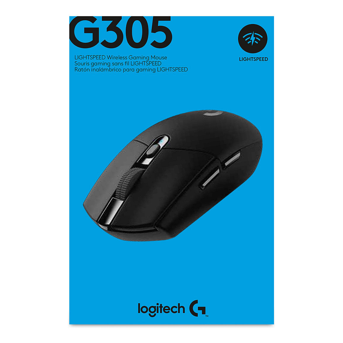 Logitech G G305 optical 6 buttons wireless 2.4 GHz USB wireless receiver black