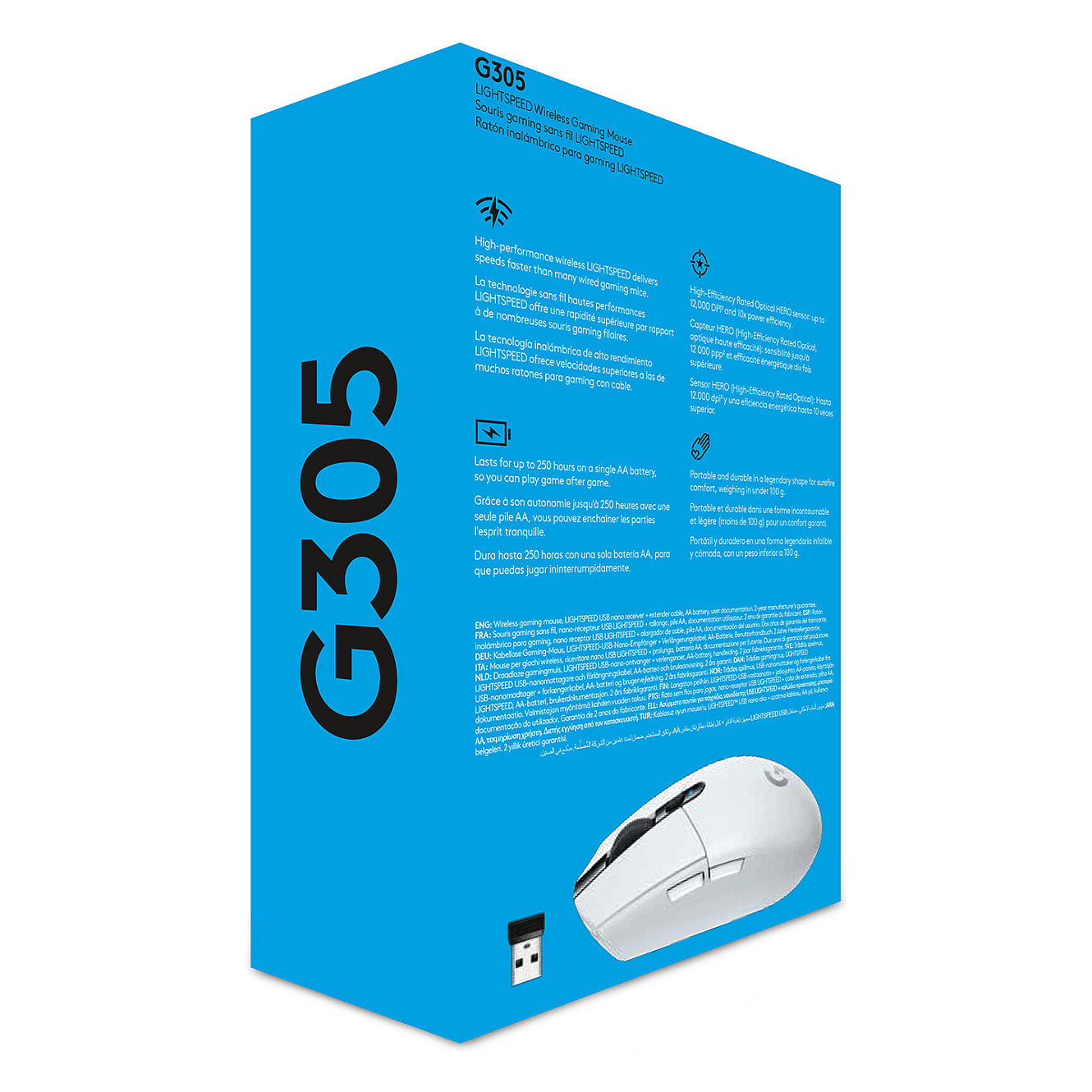 Logitech G305 Lightspeed kabellos white