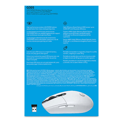 Logitech G305 Lightspeed kabellos white
