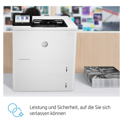 L HP LaserJet Enterprise M611dn Laserdrucker 61 S./Min. LAN Duplex