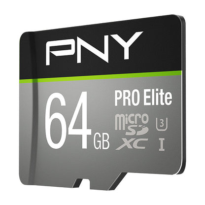 CARD 64GB PNY PRO Elite MicroXC 100MB/s +Adapter