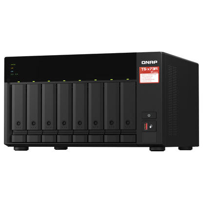 8-Bay Qnap TS-873A-8G 8 Bay NAS Enclosure - Storage Server - NAS
