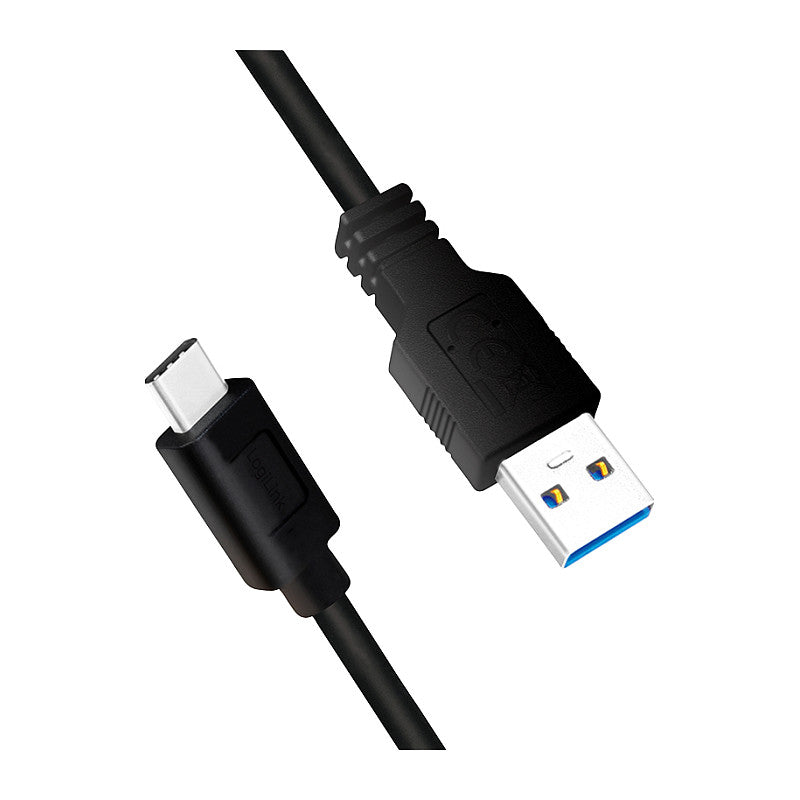 USB3.2 LogiLink USB-A -> USB-C ST/ST 0,5m Black