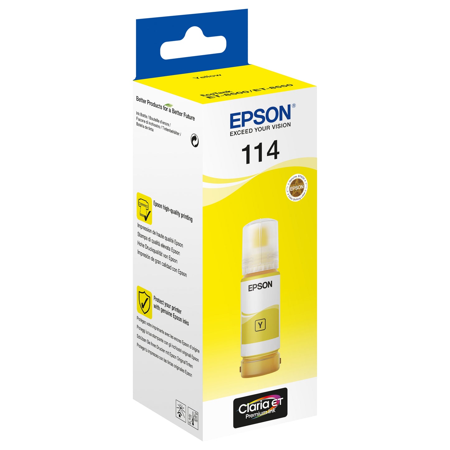 Epson Tinte 114 EcoTank C13T07B440 Gelb bis zu 6.200 Seiten