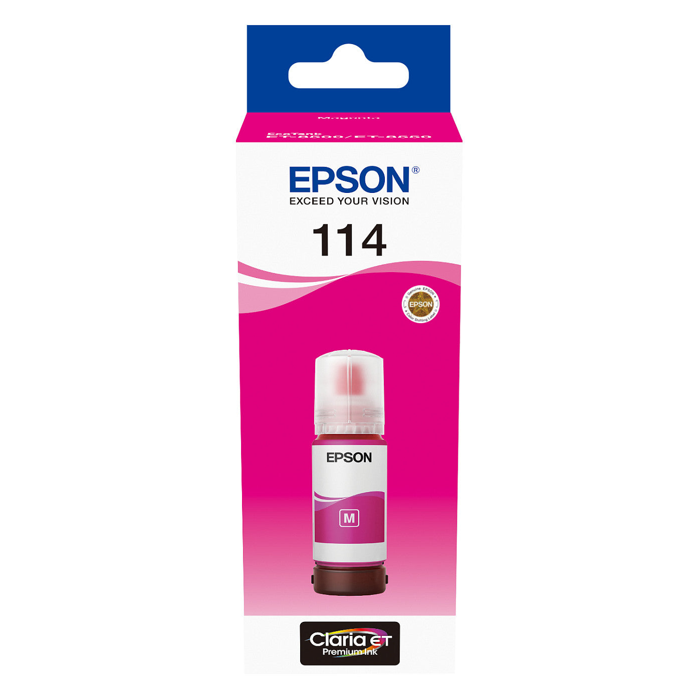 Epson Tinte 114 C13T07B340 Magenta Eco Tank Nachfülltinte 70ml