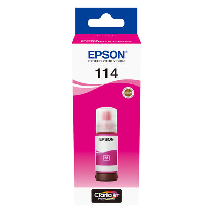 Epson Tinte 114 C13T07B340 Magenta Eco Tank Nachfülltinte 70ml