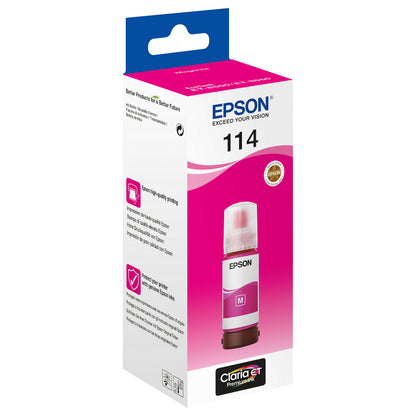 Epson Tinte 114 C13T07B340 Magenta Eco Tank Nachfülltinte 70ml