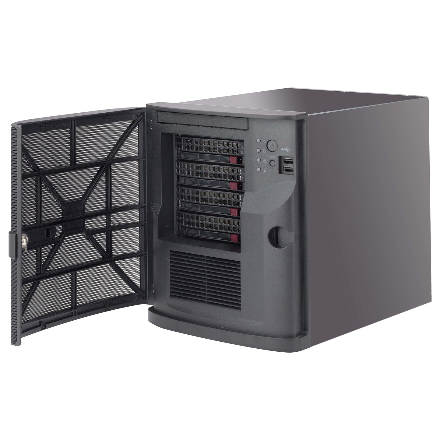 Supermicro SC721 TQ-350B - Tower - Mini-ITX 350 Watt (ATX)