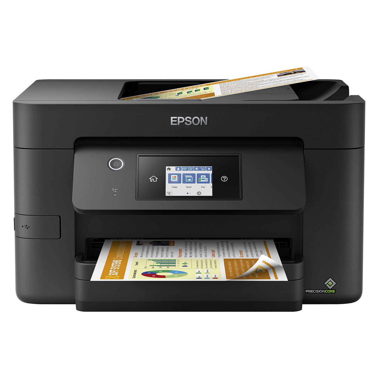 T Epson WorkForce Pro WF-3820DWF Tintenstrahldrucker 4in1 A4 LAN WLAN WiFi ADF