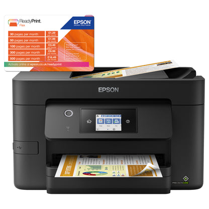 T Epson WorkForce Pro WF-3820DWF Tintenstrahldrucker 4in1 A4 LAN WLAN WiFi ADF