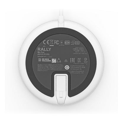 Logitech Rally Mic Pod Mikrofon Weiß
