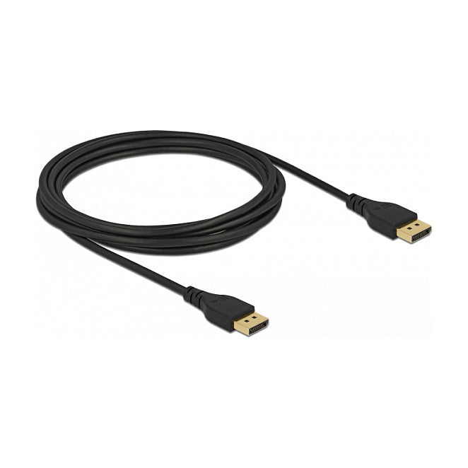 DELOCK DisplayPort Kabel 8K 60Hz 2m DP 8K zertifiziert ohne Einrastfunktion