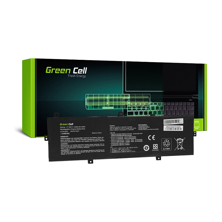 A Green Cell für Asus ZenBook UX430 UX430U UX430UA UX430UN - Batterie - 3.400 mAh