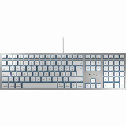 Cherry KC 6000 SLIM FOR MAC USB silber QWERTZ DE