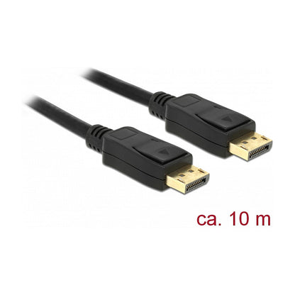 DELOCK Kabel Displayport 1.2 Stecker > Displayport Stecker 4K 60 Hz 10 m