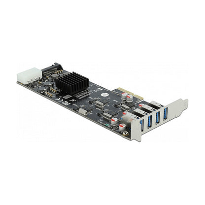 DeLock 4-Port USB 3.2 PCI Express-Karte