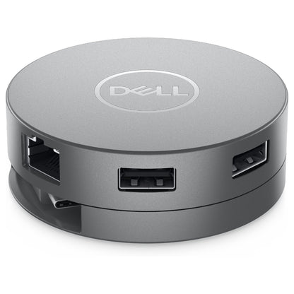 D Dell DA310 Mobile Adapter Dockingstation 470-AEUP 2xUSB3.1/HDMI/VGA/DisplayPort/USB-C/Ethernet passiv Grey