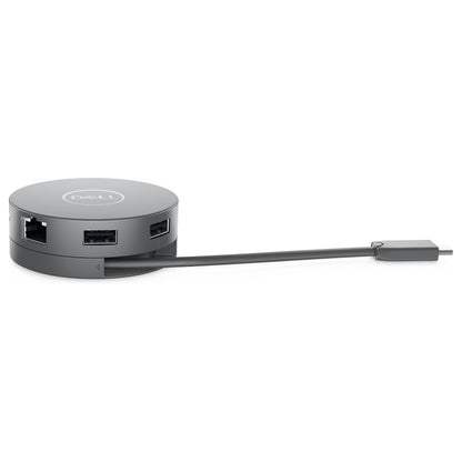 D Dell DA310 Mobile Adapter Dockingstation 470-AEUP 2xUSB3.1/HDMI/VGA/DisplayPort/USB-C/Ethernet passiv Grey