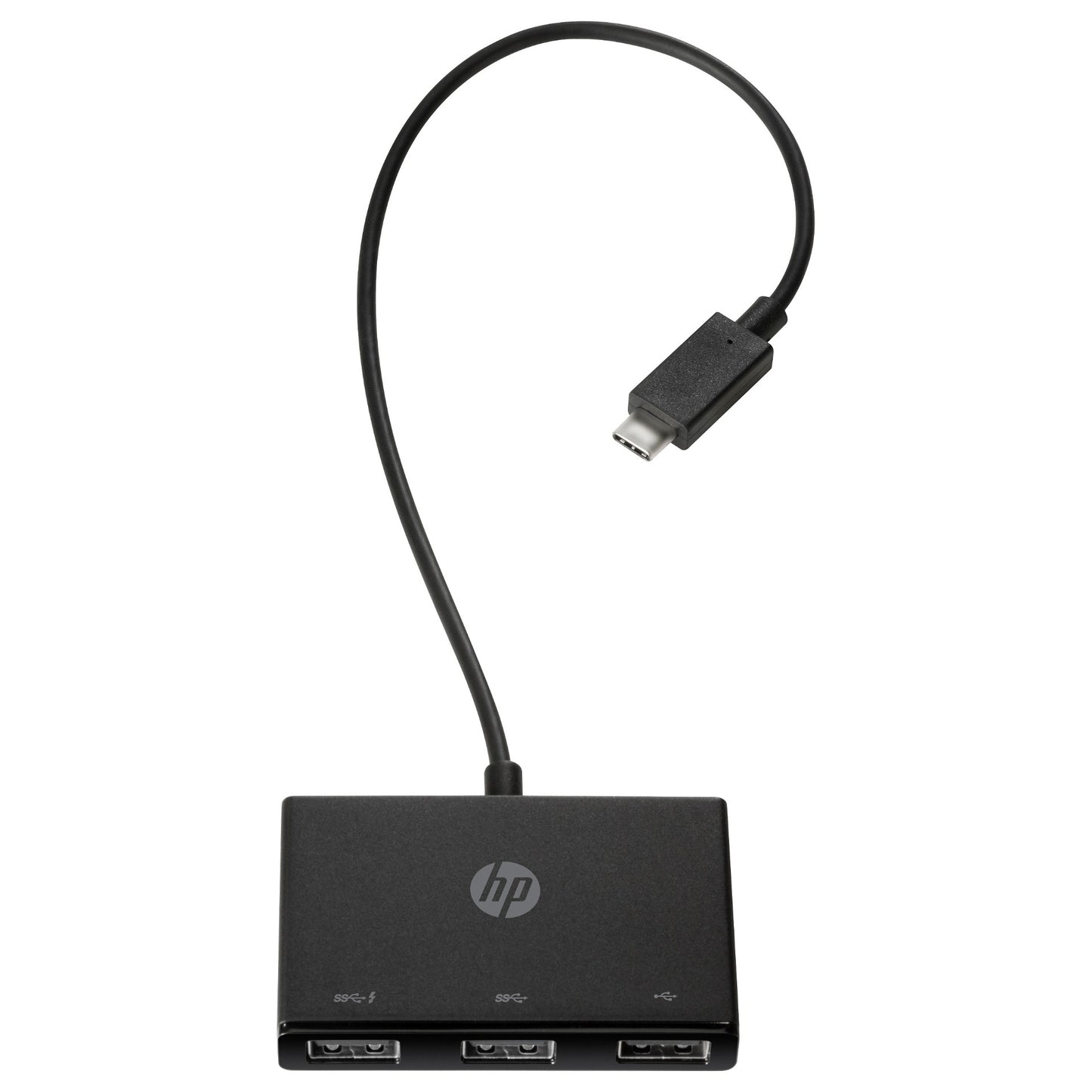 D HP USB-C HUB 3Port HP SuperSpeed USB3.0 passiv Black