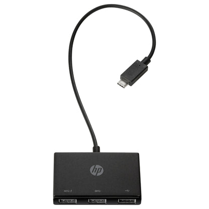 D HP USB-C HUB 3Port HP SuperSpeed USB3.0 passiv Black