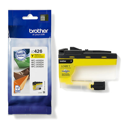 Brother Tinte LC-426Y Gelb bis zu 1.500 Seiten nach ISO/IEC 24711