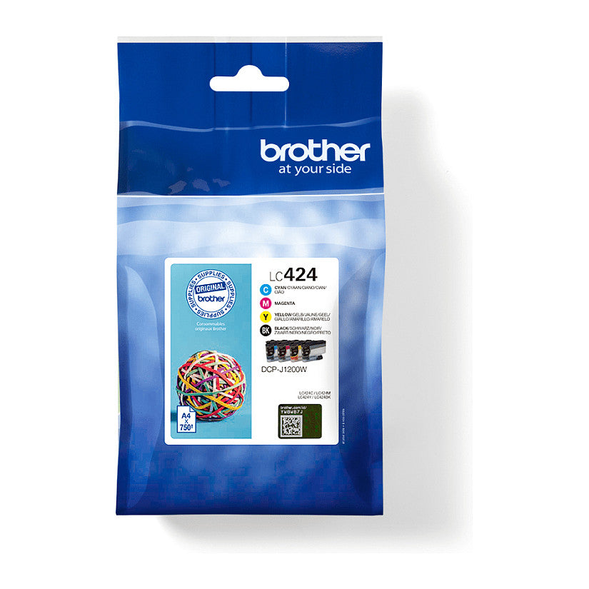 Brother LC-424 - 4er-Pack - Black Cyan Magenta Yellow