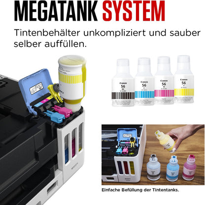 T Canon MAXIFY GX7050 Tinte-Multifunktionssystem 4in1 A4 LAN WLAN Duplex DADF