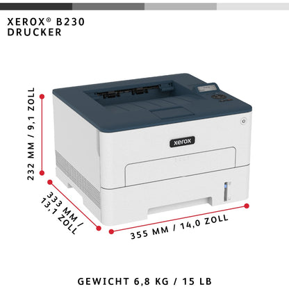 L Xerox B230 A4 34 S/Min. USB LAN WiFi Duplex