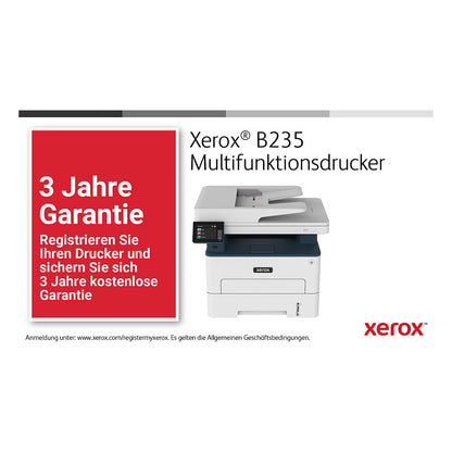 L Xerox B235 S/W Laser-Multifunktionsdrucker 4in1 A4 34 S./Min. LAN WiFi Duplex ADF