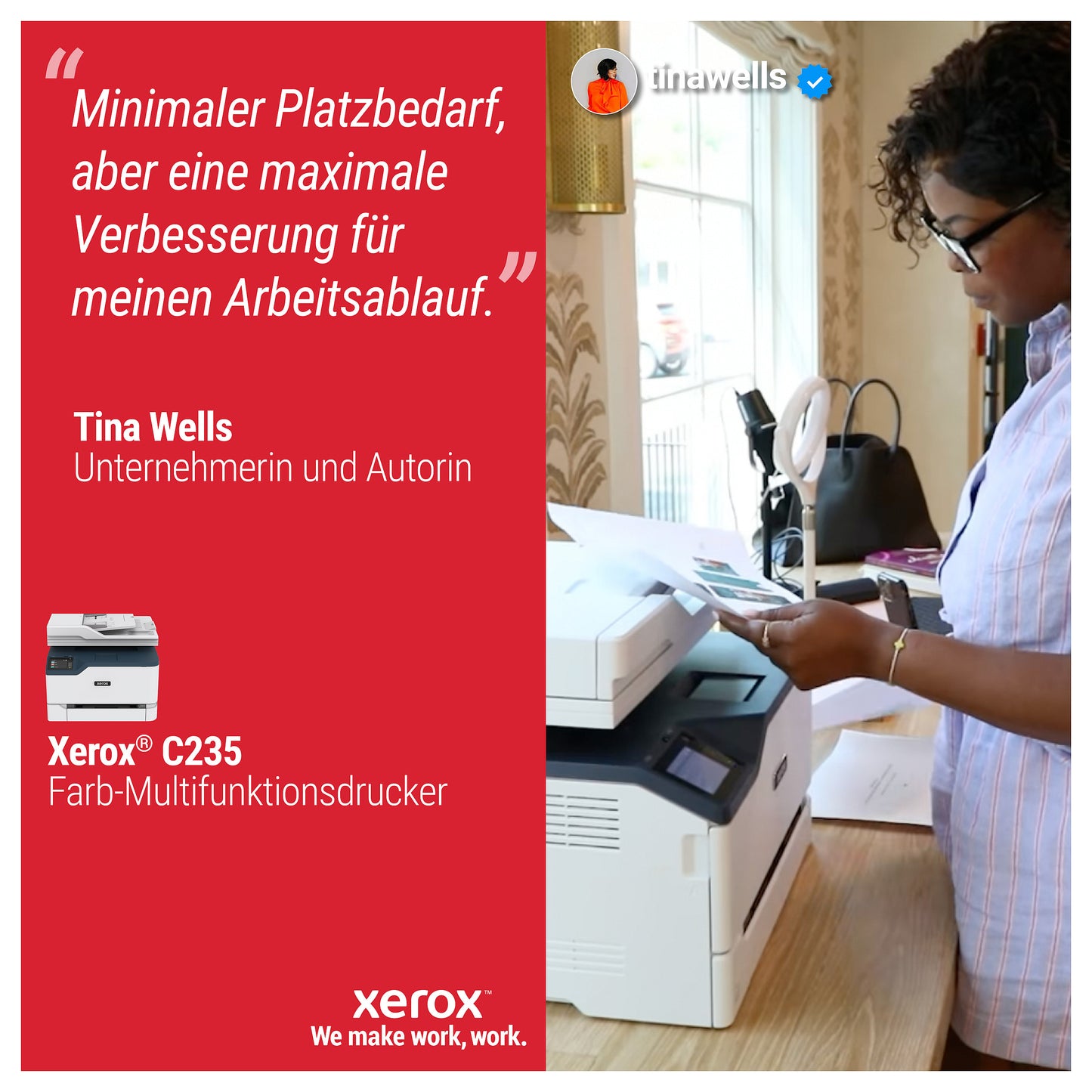 FL Xerox C235 Farblaserdrucker 4in1 A4 22 S./Min. LAN WLAN ADF Duplex