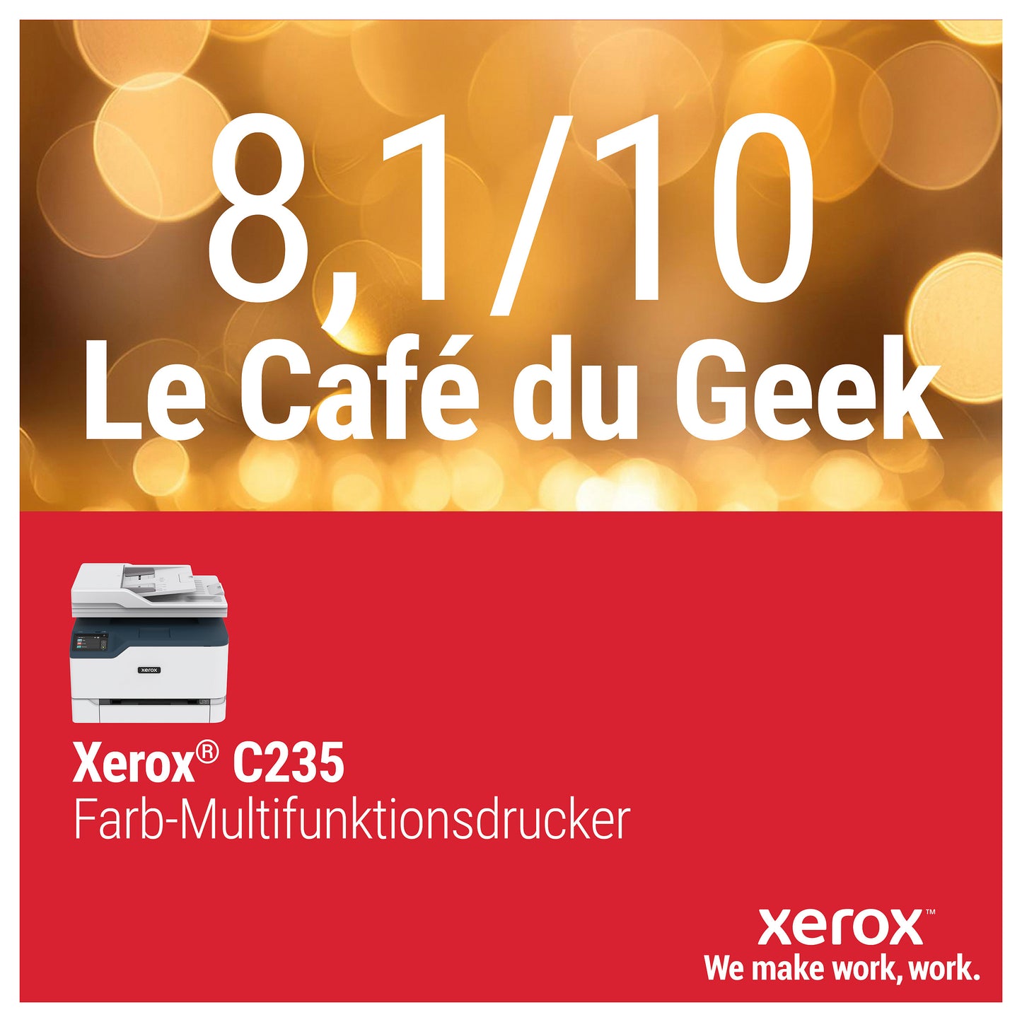 FL Xerox C235 Farblaserdrucker 4in1 A4 22 S./Min. LAN WLAN ADF Duplex