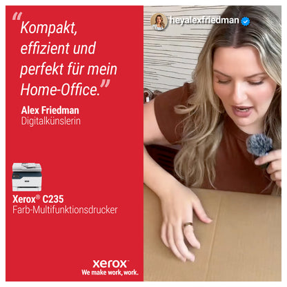 FL Xerox C235 Farblaserdrucker 4in1 A4 22 S./Min. LAN WLAN ADF Duplex