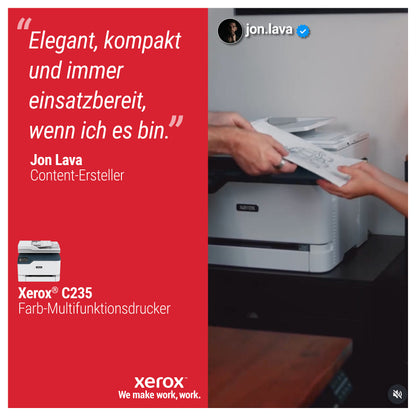 FL Xerox C235 Farblaserdrucker 4in1 A4 22 S./Min. LAN WLAN ADF Duplex