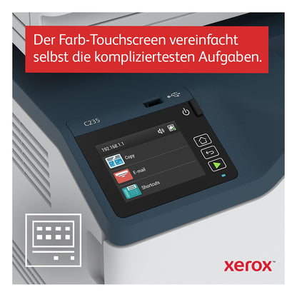 FL Xerox C235 Farblaserdrucker 4in1 A4 22 S./Min. LAN WLAN ADF Duplex