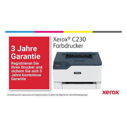 FL Xerox C230 Farblaserdrucker 24S./Min. AirPrint USB LAN WiFi Duplex