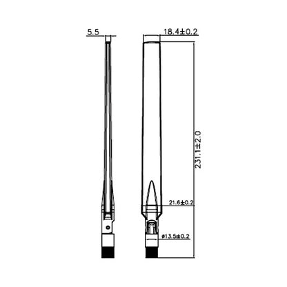 WLAN RP-SMA Antenne Wi-Fi